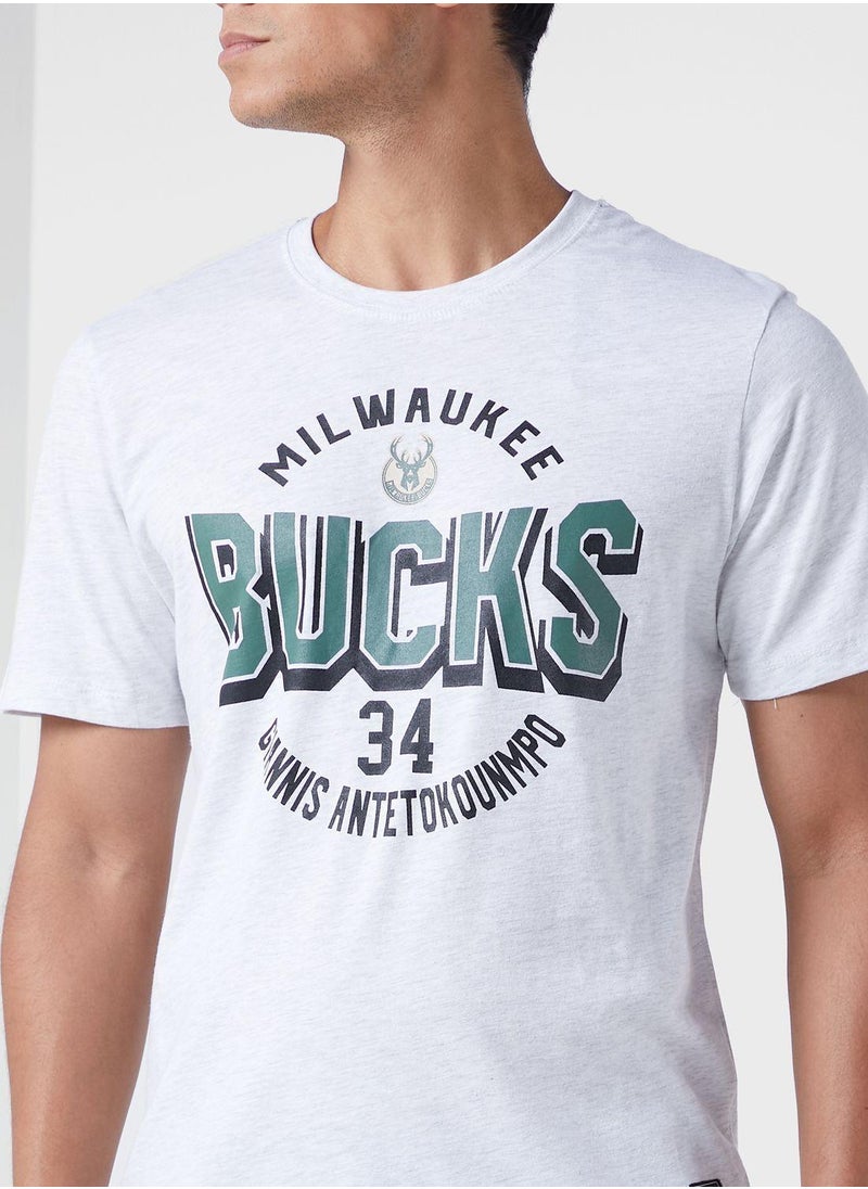 NBA Antetokounmpo Giannis Milwaukee Bucks T-Shirt
