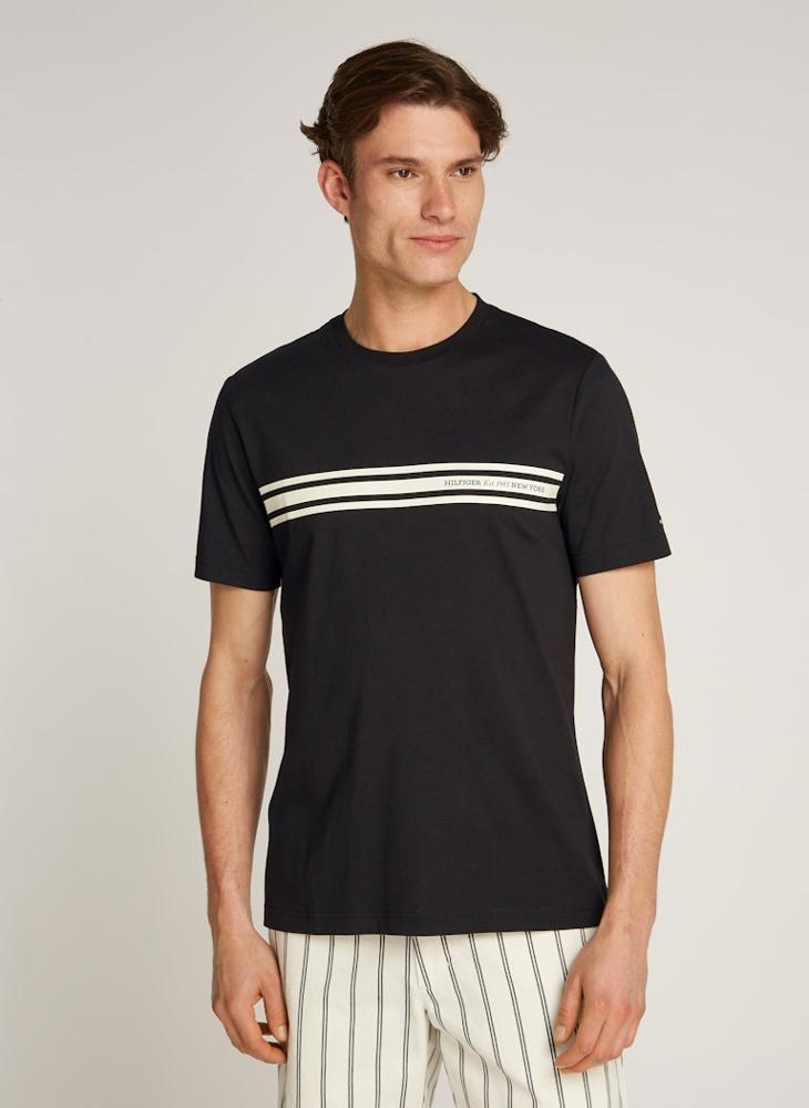 Stripe Crew Neck T-Shirt