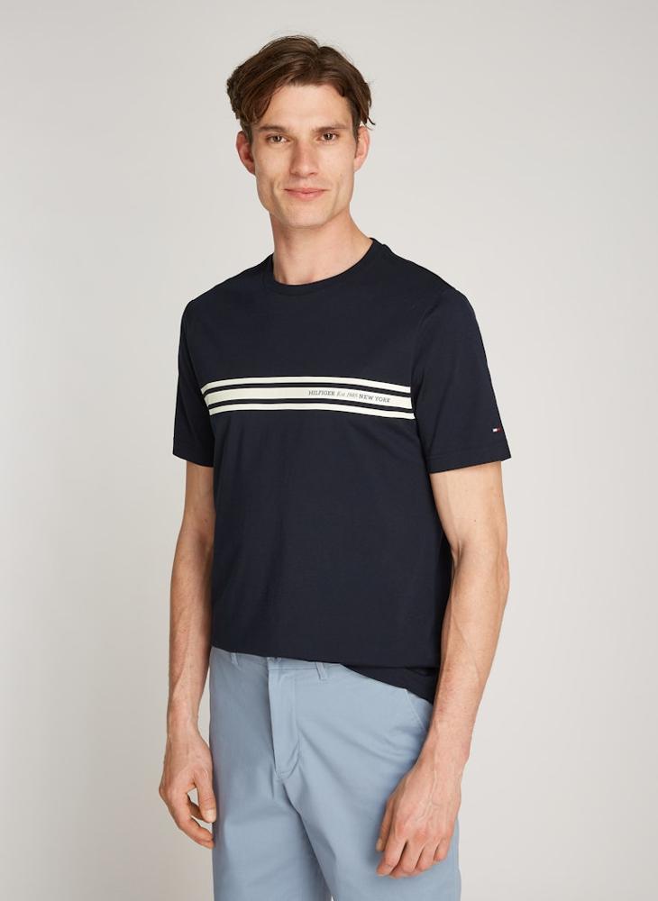 Stripe Crew Neck T-Shirt