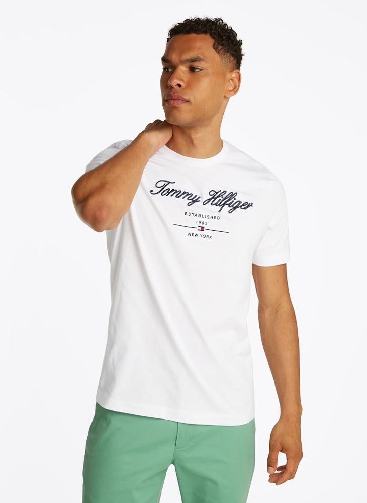 Script Logo Crew Neck T-Shirt