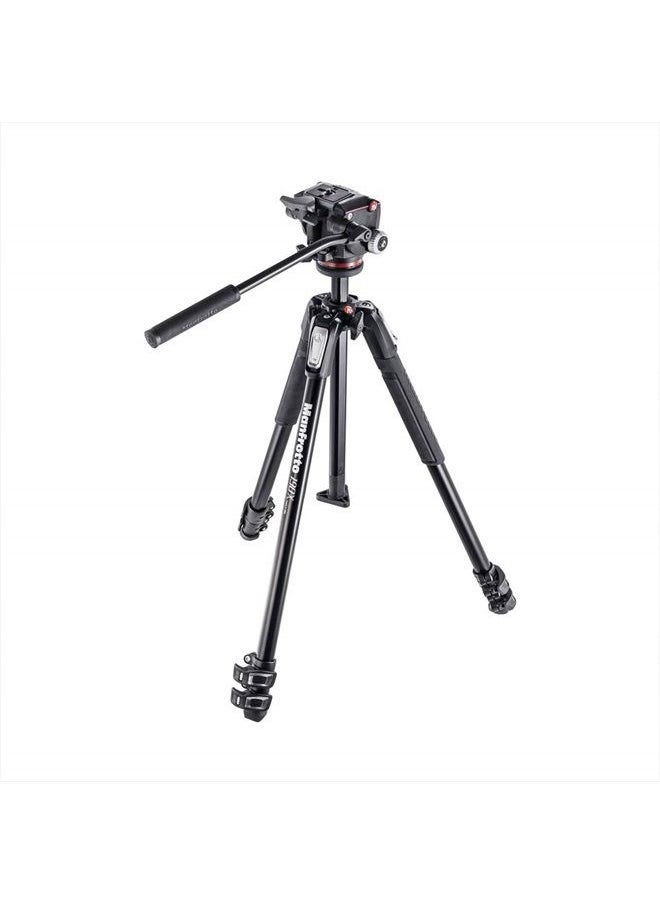 190X Aluminum 3-Section Tripod Kit with XPRO Fluid Head (MK190X3-2W)