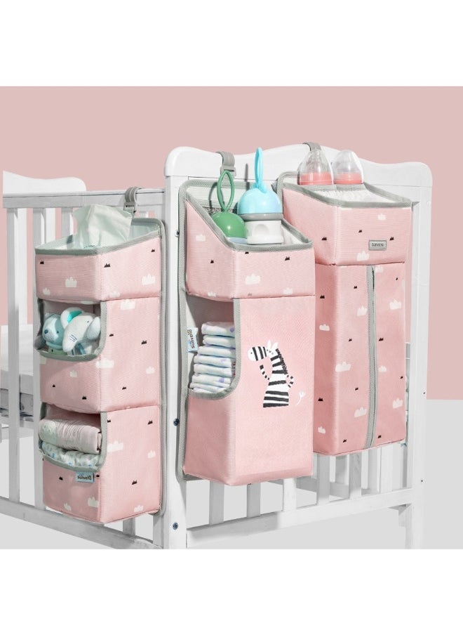 Baby Bedside Hanging Diaper Caddy Organizer