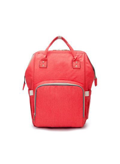 EXCEFORE Unisex Diaper Backpack Large Capacity Mummy Bag red