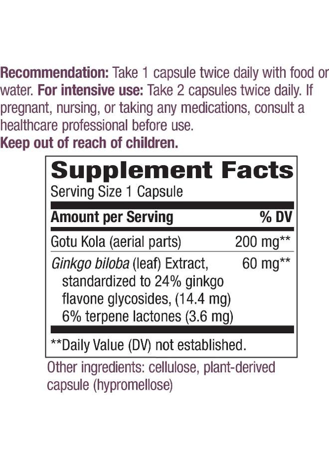 Ginkgo Standardized - 60 Capsules