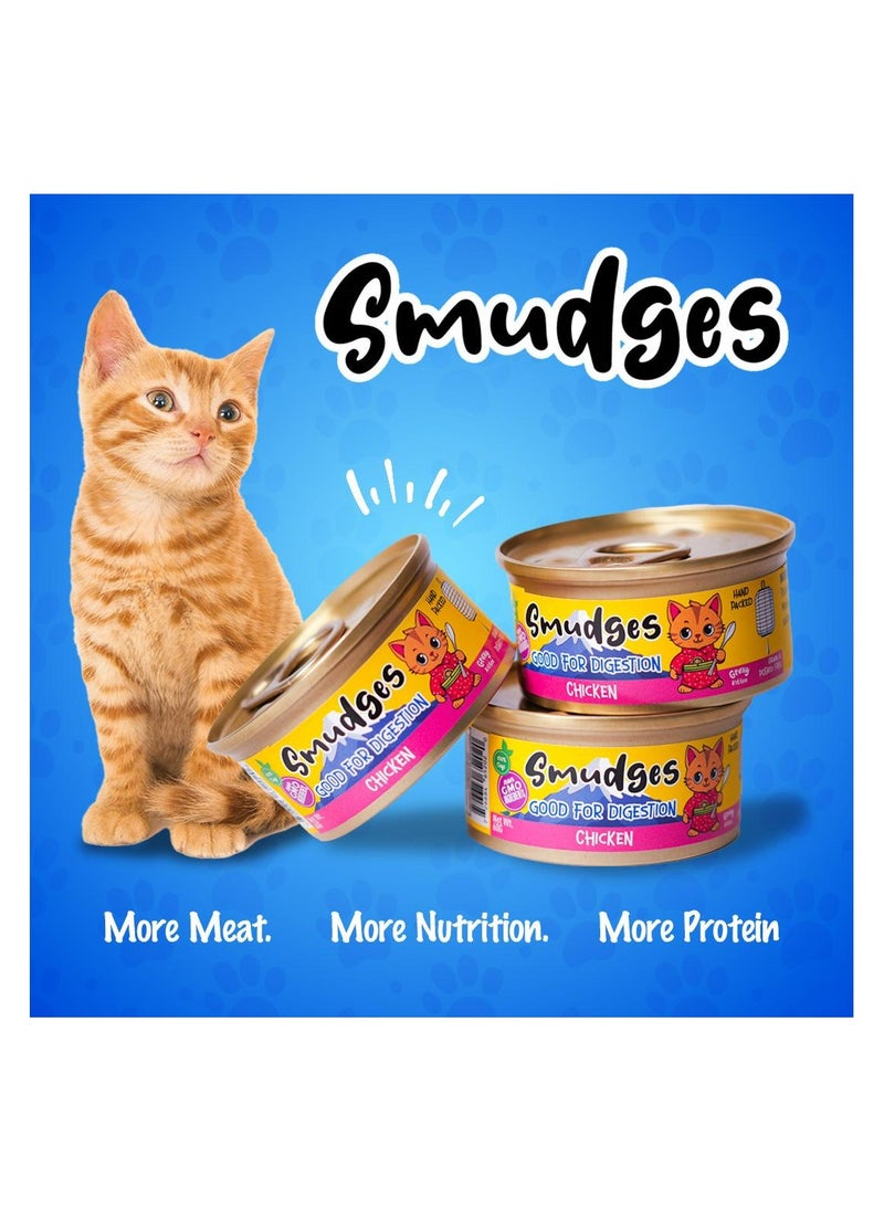 Adult Cat wet food with Tuna with Crabsticks in Gravy 80g- Pack of 24