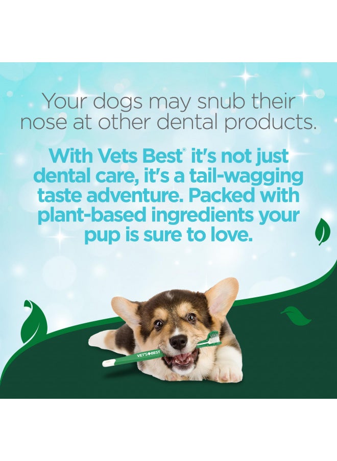 Vets Best Enzymatic Dog Toothpaste | Teeth Cleaning and Fresh Breath Dental Care Gel | Vet Formulated | 3.5 Ounces
