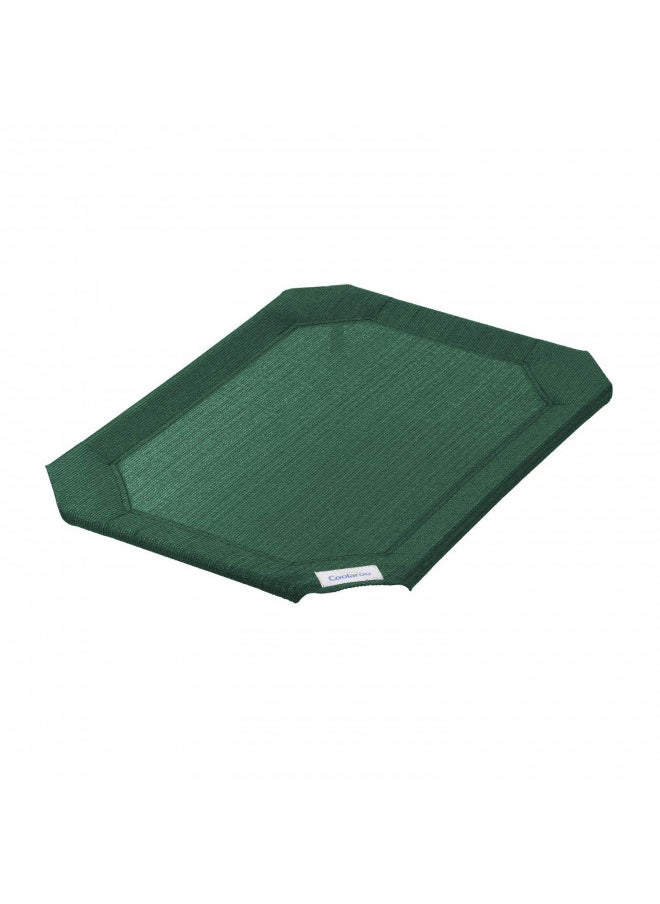 Coolaroo Replacement Cover, The Original Elevated Pet Bed by Coolaroo, Medium, Brunswick Green