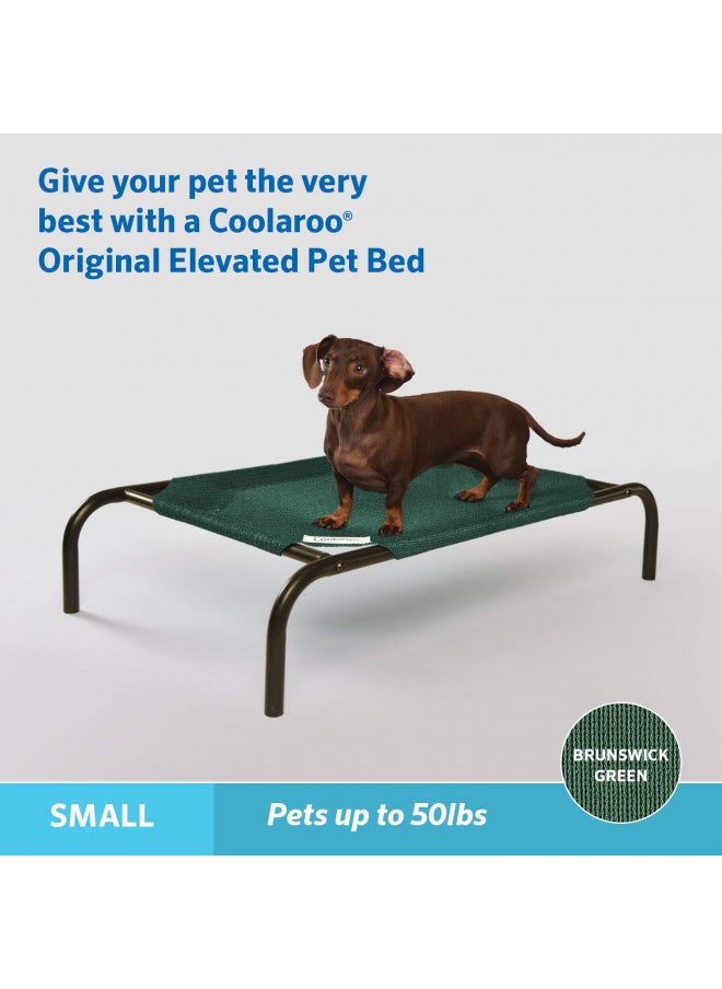 Coolaroo Replacement Cover, The Original Elevated Pet Bed by Coolaroo, Small, Brunswick Green