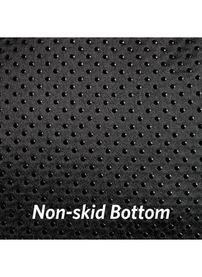 MidWest Homes for Pets Quiet Time Pet Bed Deluxe Black Fur Pet Mat 35 ' x 23'