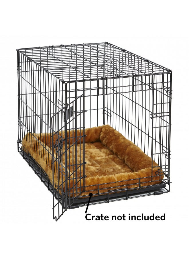MidWest Homes for Pets 277192 Pet Crate Bed Cinnamon Fur for Pets (40218-CN)