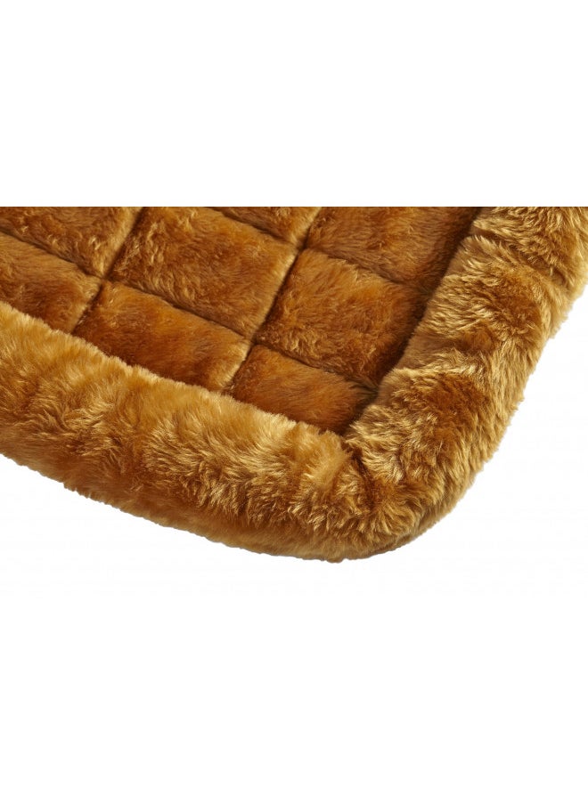 MidWest Homes for Pets 277192 Pet Crate Bed Cinnamon Fur for Pets (40218-CN)