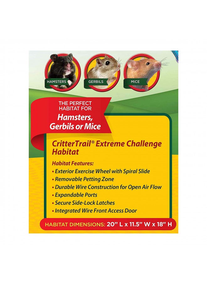 Kaytee CritterTrail Extreme Challenge Habitat for Pet Dwarf Hamsters, Gerbils or Mice
