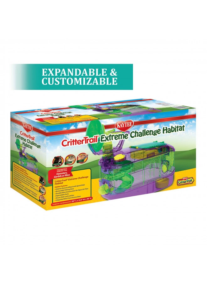 Kaytee CritterTrail Extreme Challenge Habitat for Pet Dwarf Hamsters, Gerbils or Mice