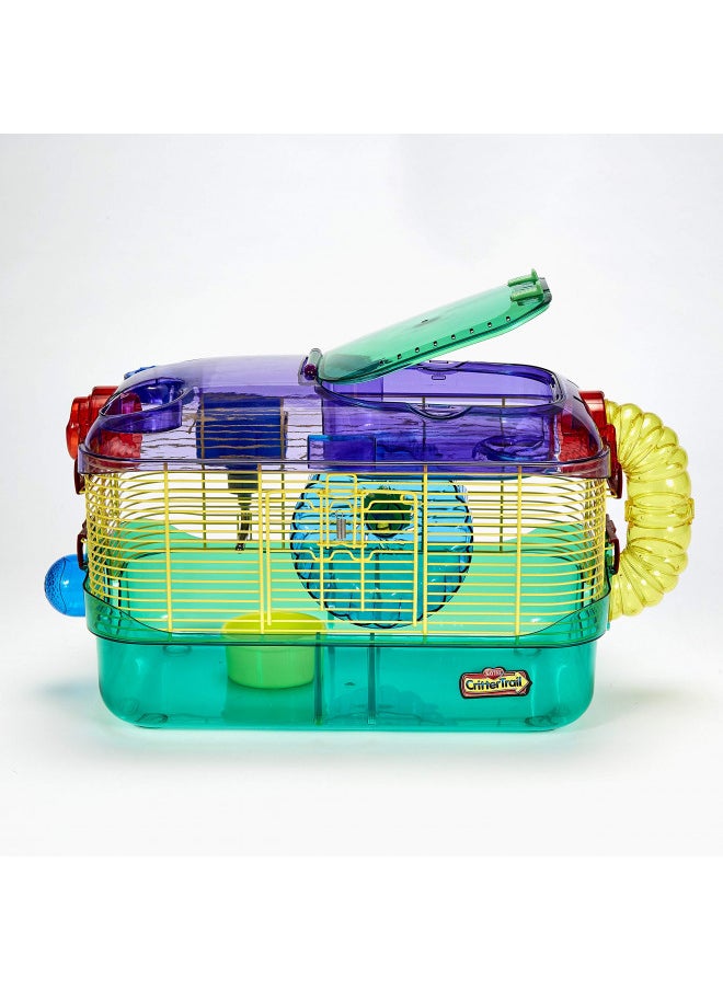 Kaytee CritterTrail One Level Habitat for Pet Gerbils, Hamsters or Mice