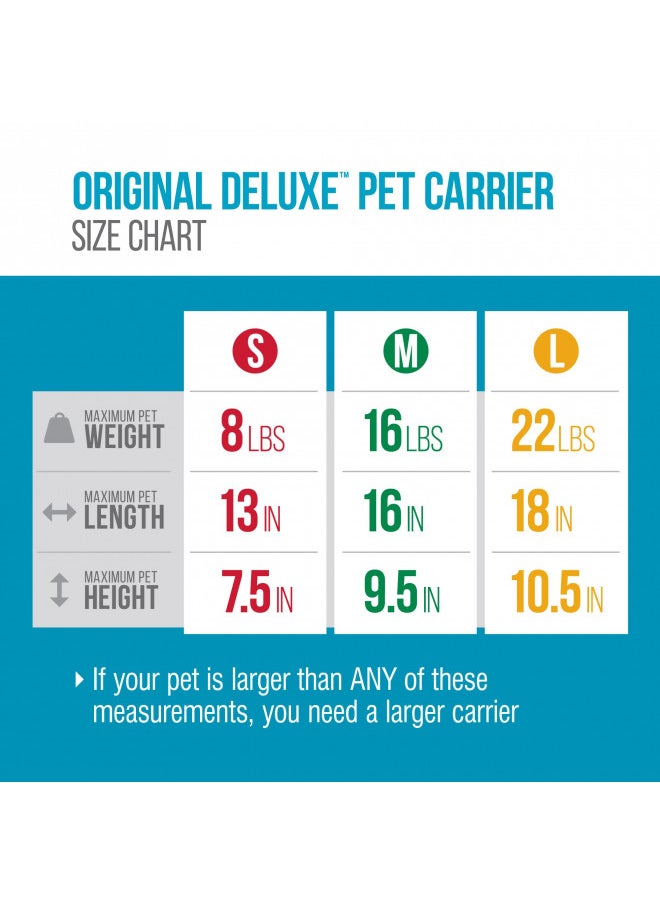 Sherpa Original Deluxe Pet Carrier, Large, Black