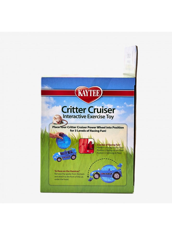 Kaytee Critter Cruiser Pet Powered Exercise Car for Hamsters and Gerbils