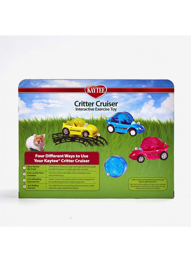 Kaytee Critter Cruiser Pet Powered Exercise Car for Hamsters and Gerbils