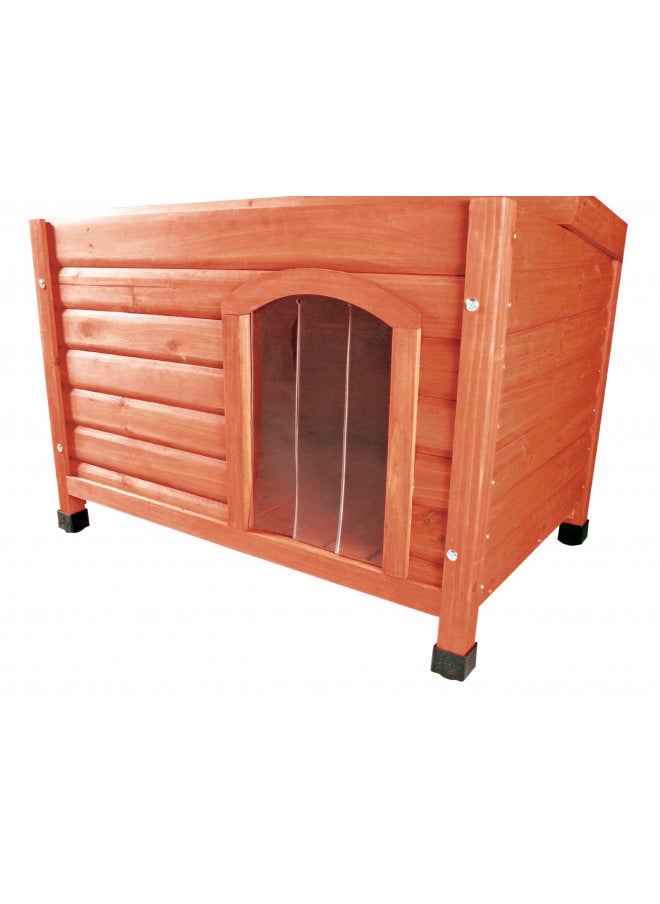 TRIXIE Natura Vinyl Dog Door Flap, Fits 15 x 21.7-in Dog House Opening, Replacement Doggie Door Flap, Clear Plastic