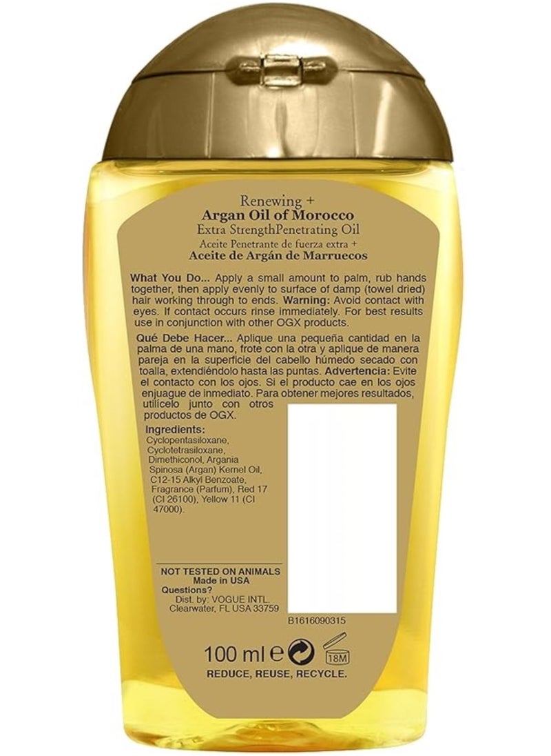 Argan Oil Of Morocco Extra Penetrating For Renewing Plus Dry And Coarse Hair 100 ML