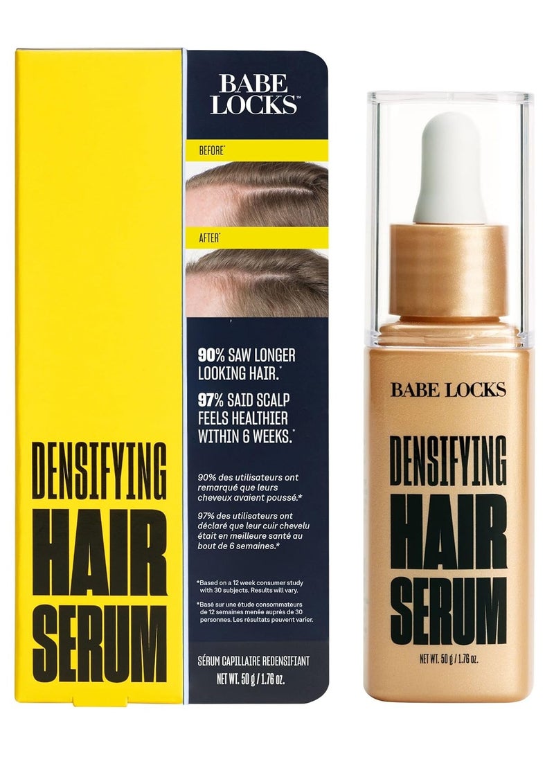 Babe Original Locks Densifying Hair Serum for Men and Women, Promotes Thickness in Thinning Hair & Hair Loss