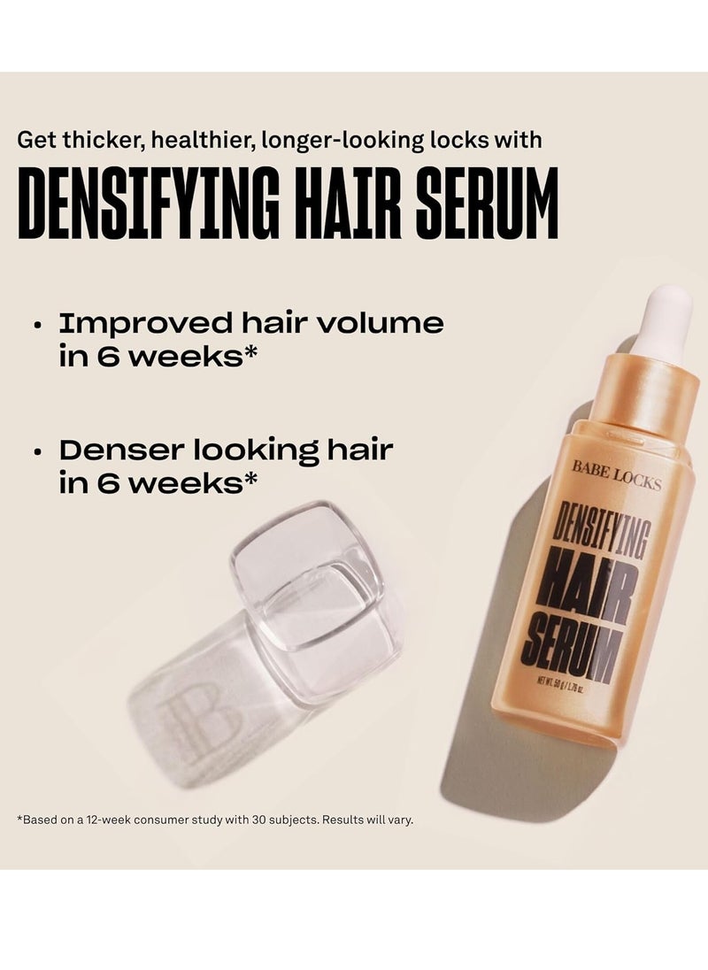 Babe Original Locks Densifying Hair Serum for Men and Women, Promotes Thickness in Thinning Hair & Hair Loss