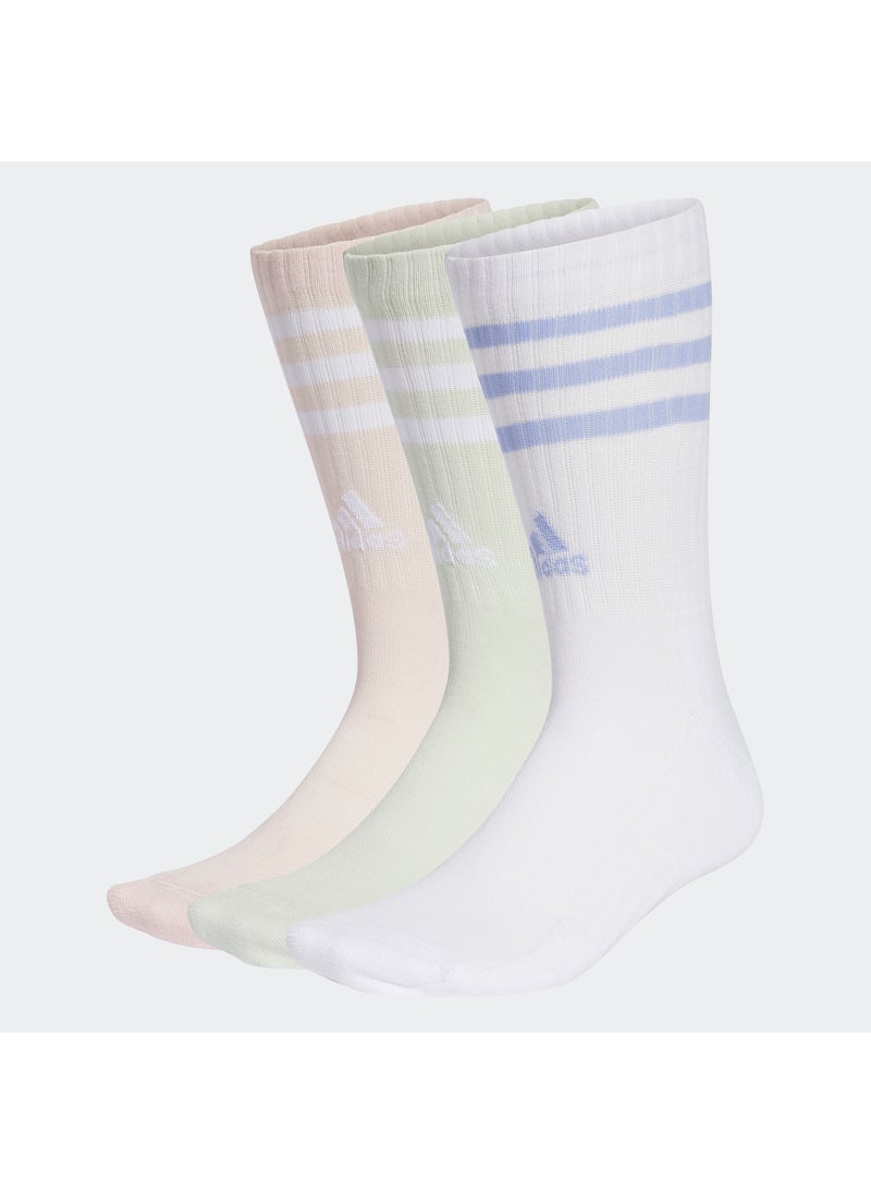 3STRIPES CUSHIONED SPORTSWEAR CREW SOCKS 3 PAIR PACK