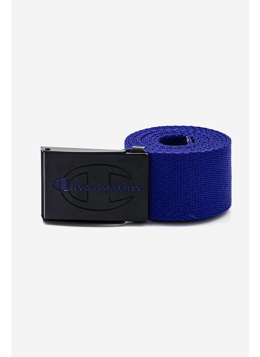 Men Textured Belts, Blue