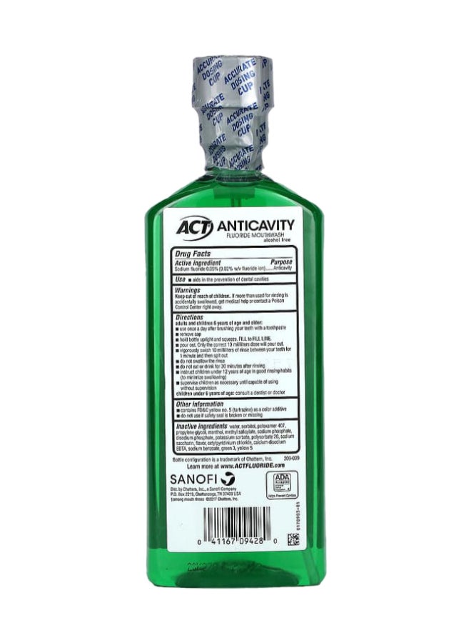 Pack Of 2 Alcohol Free Mint Anticavity Mouthwash