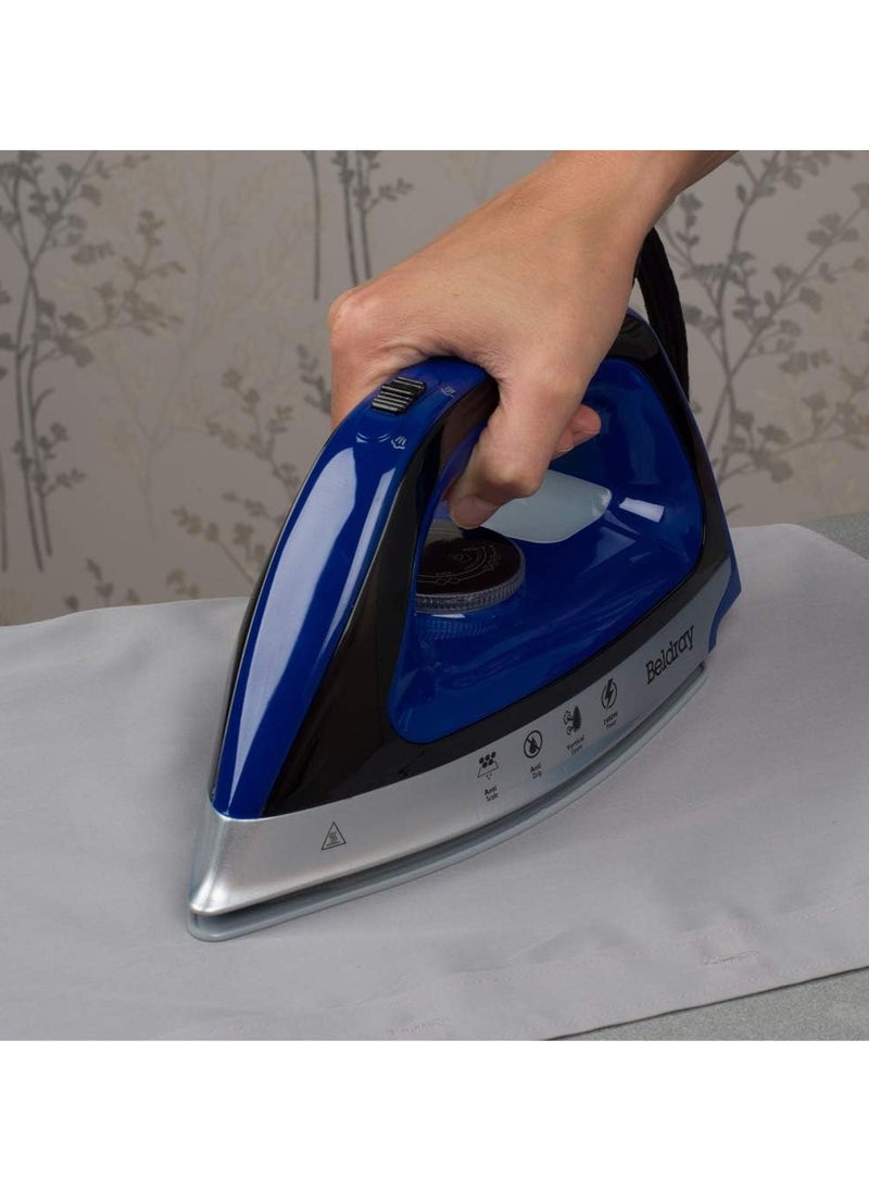 Beldray 2400W Steam Generator Iron 1.2 Litre Capacity, Blue