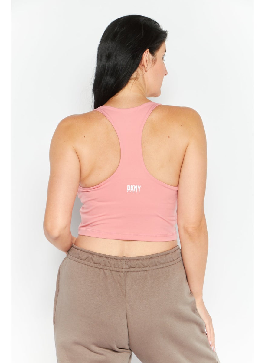 Women Sportswear Fit Sleeveless Training Tank Top, Pink