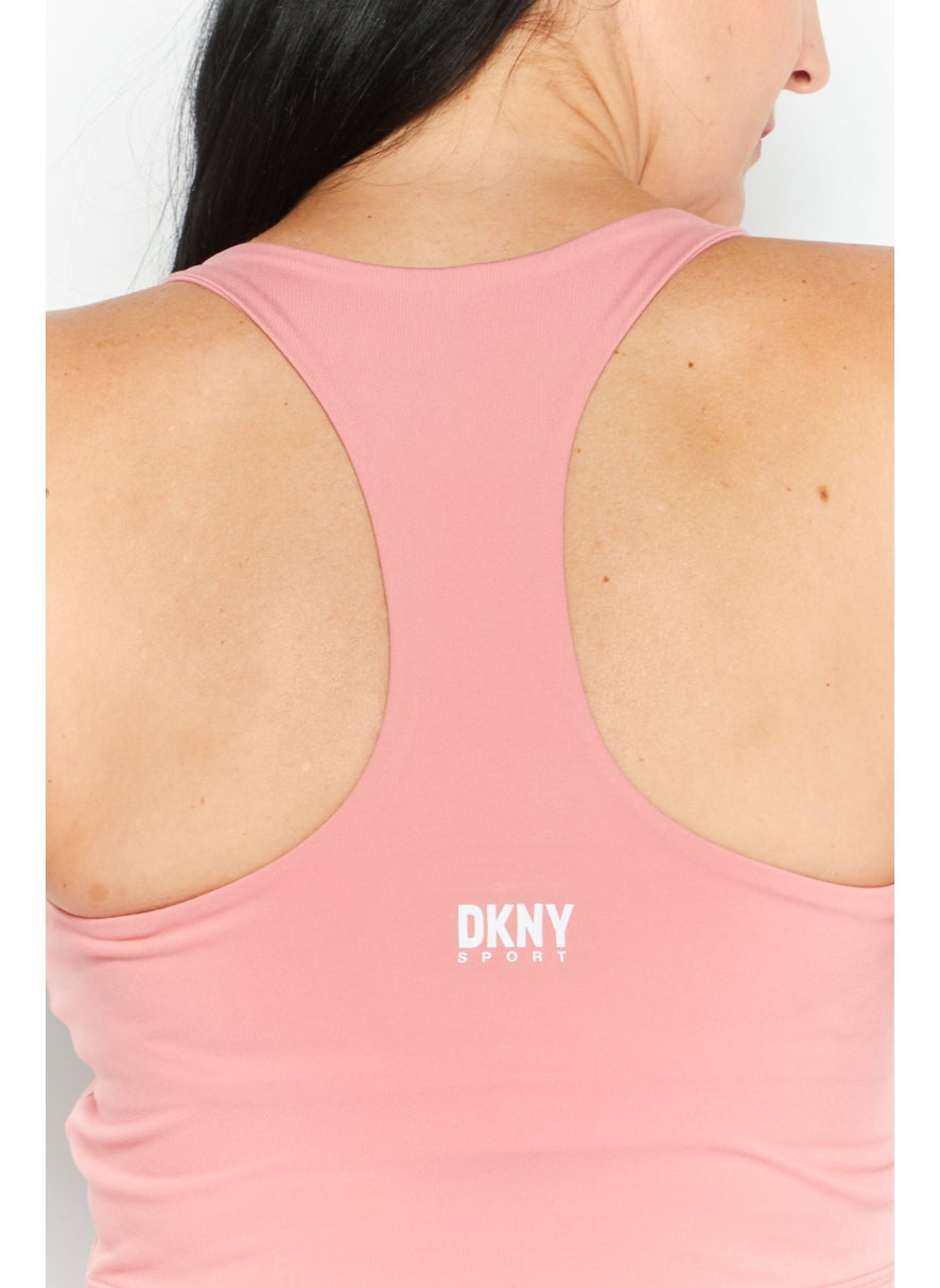 Women Sportswear Fit Sleeveless Training Tank Top, Pink