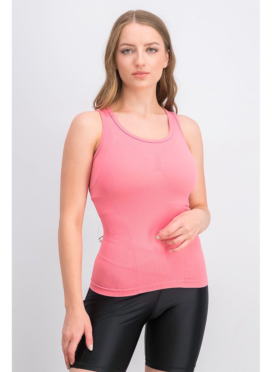 Women Sportswear Fit Training Formation Tank Top, Pink