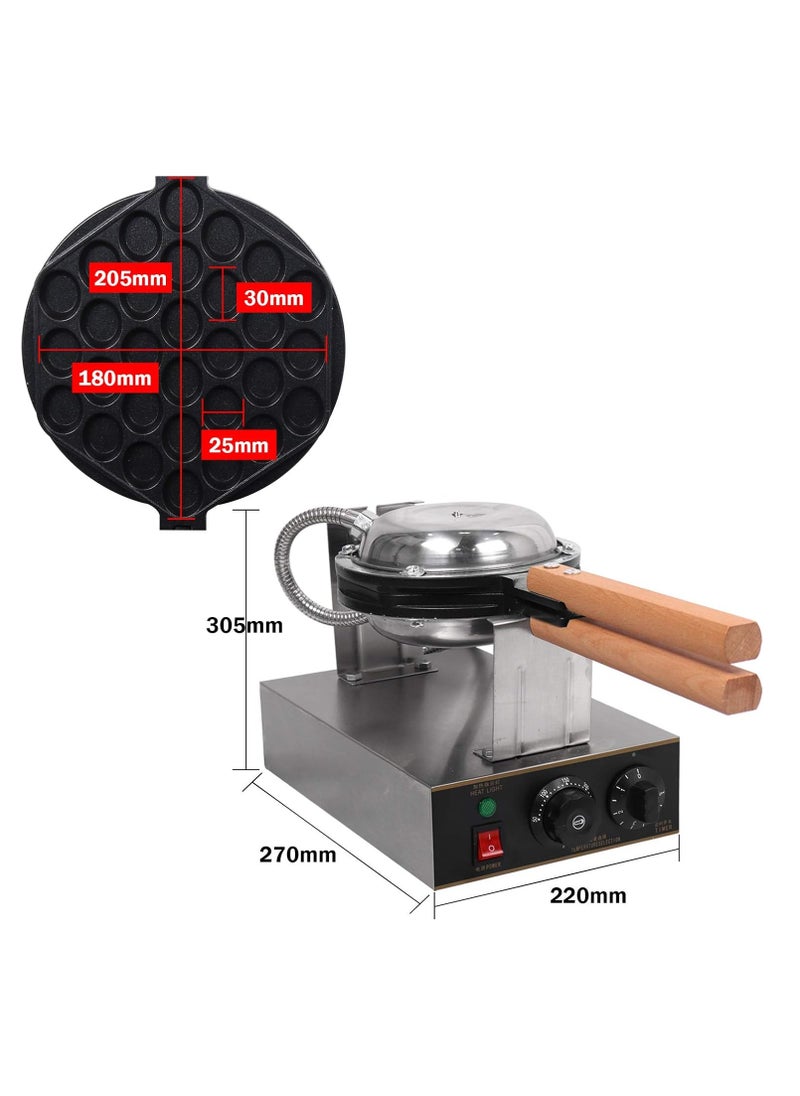 Fayelong Egg Waffle Maker – 1400W, Bubble Waffle, Non-Stick Plate, Rotary Design, Temperature Control