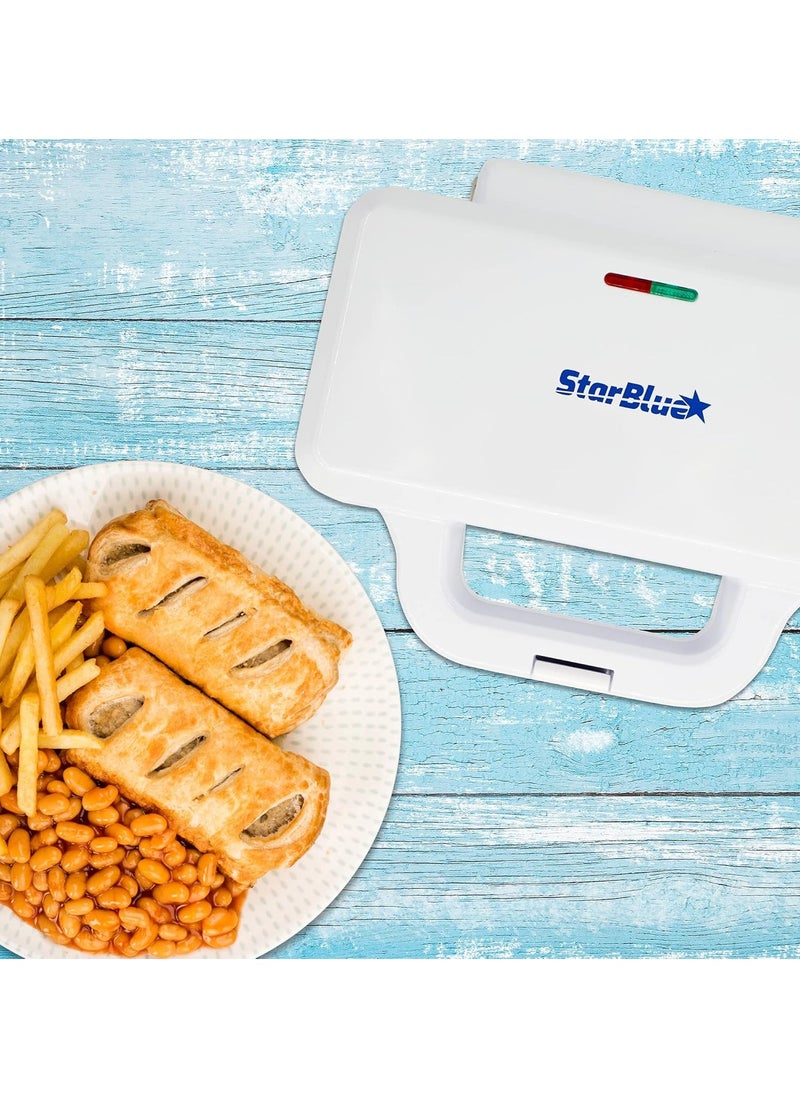 Sausage Roll Maker by StarBlue – Make 4 Quick Breakfast Sausage Rolls, Free Recipe Ebook, 850W