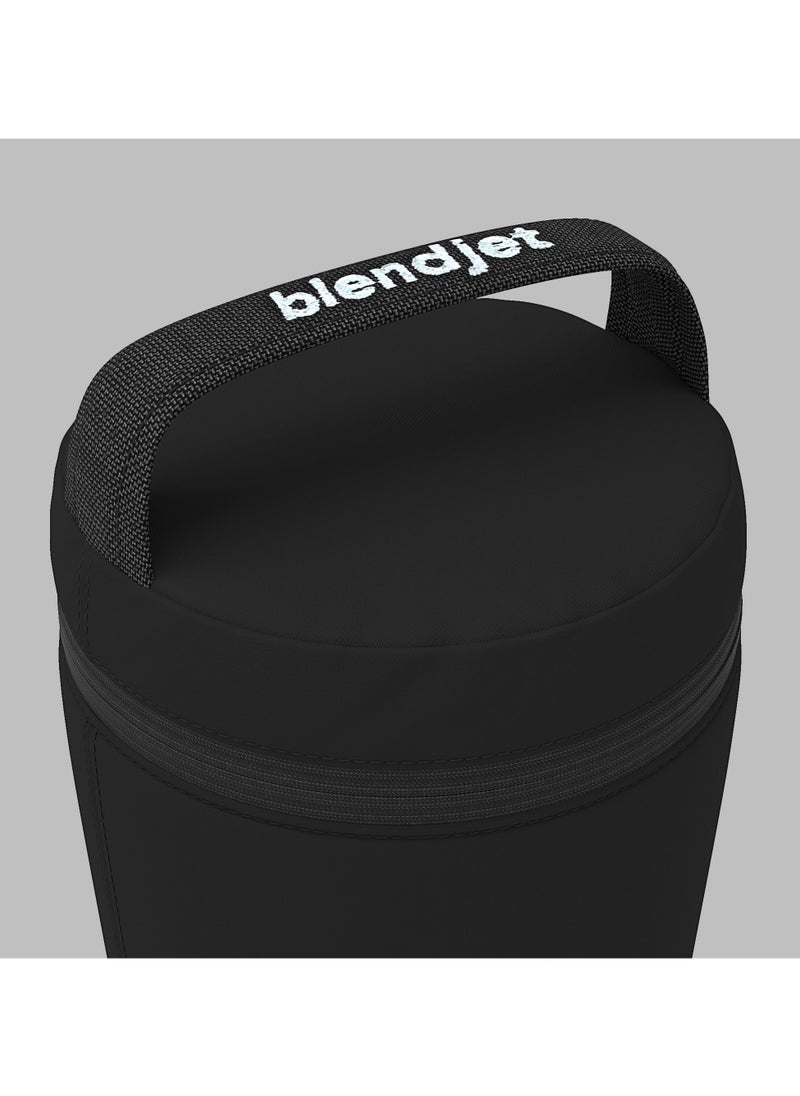 V2 Insulated Sleeve Accessory | for BlendJet V2 32oz XL Jar, Keeps Smoothies Cold for Hours, Portable w/ High Quality Materials, Leak Proof Nylon, Zippered Top Cover & Wrist Strap - Black