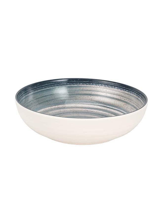 20-Piece Melamlne Dinner Set With 6X27Cm Dinner Plates, 6X22Cm Side Plates, 1X20Cm Serving Bowl, 6X13Cm Rice Bowls, 1X20Cm Ladle, Serves 6 For Everyday Use, Multicolor Multicolor 3kg
