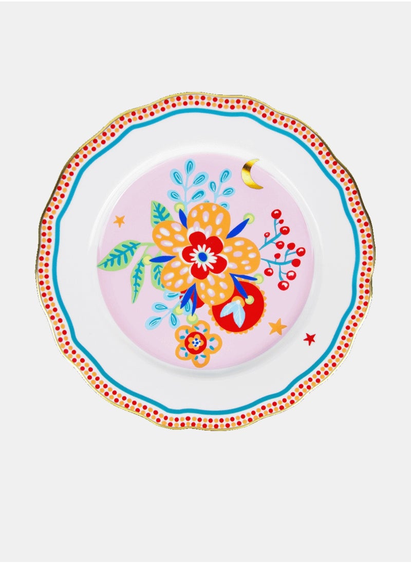 Baci Milano Mamma Mia Porcelain Dinner Plate 28 cm Flower