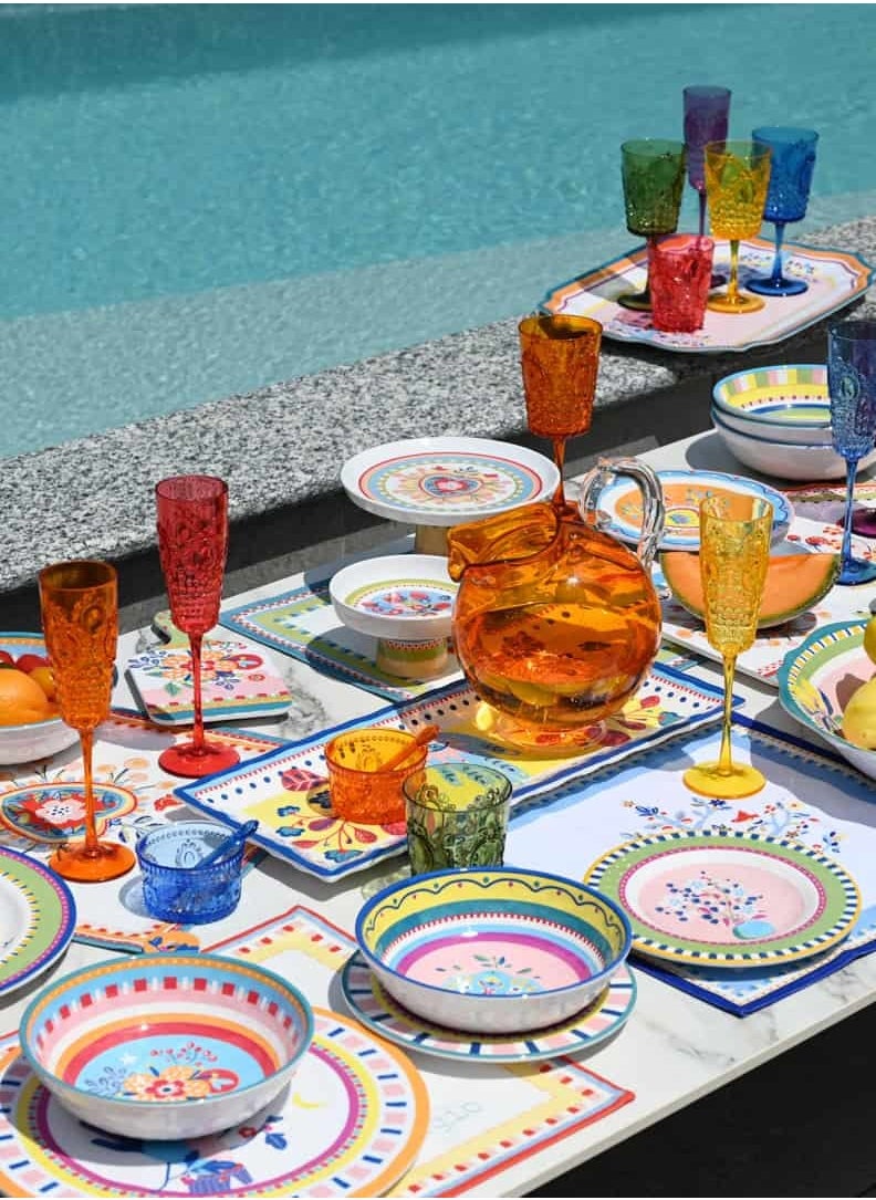 Dinner Plate with Radish – Ø 28 cm, Melamine, Mamma Mia Collection