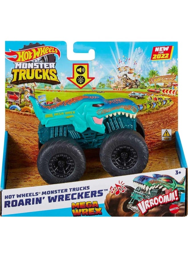 Hot Wheels Monster Trucks Roarin’ Wreckers Truck - Mega Wrex