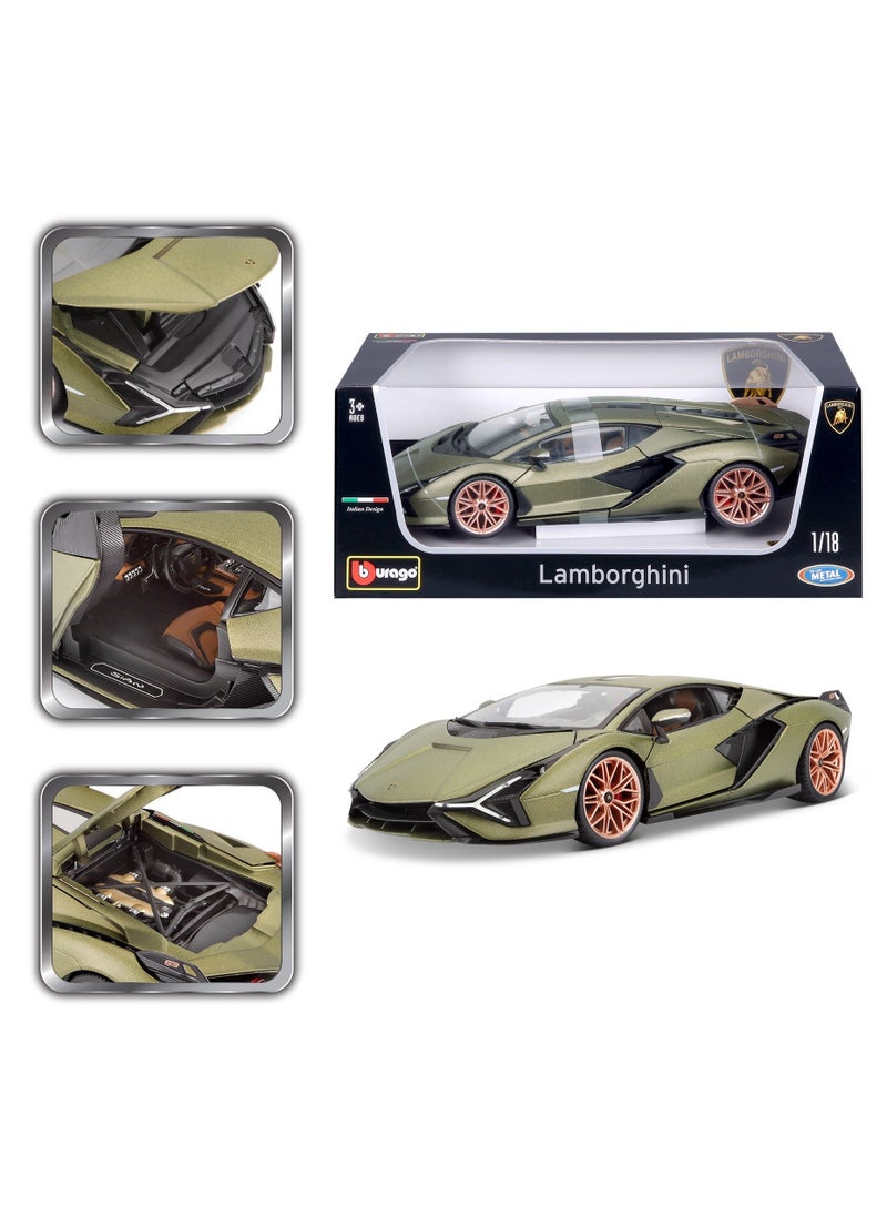 Lamborghini Sian FKP 37 - Diecast green