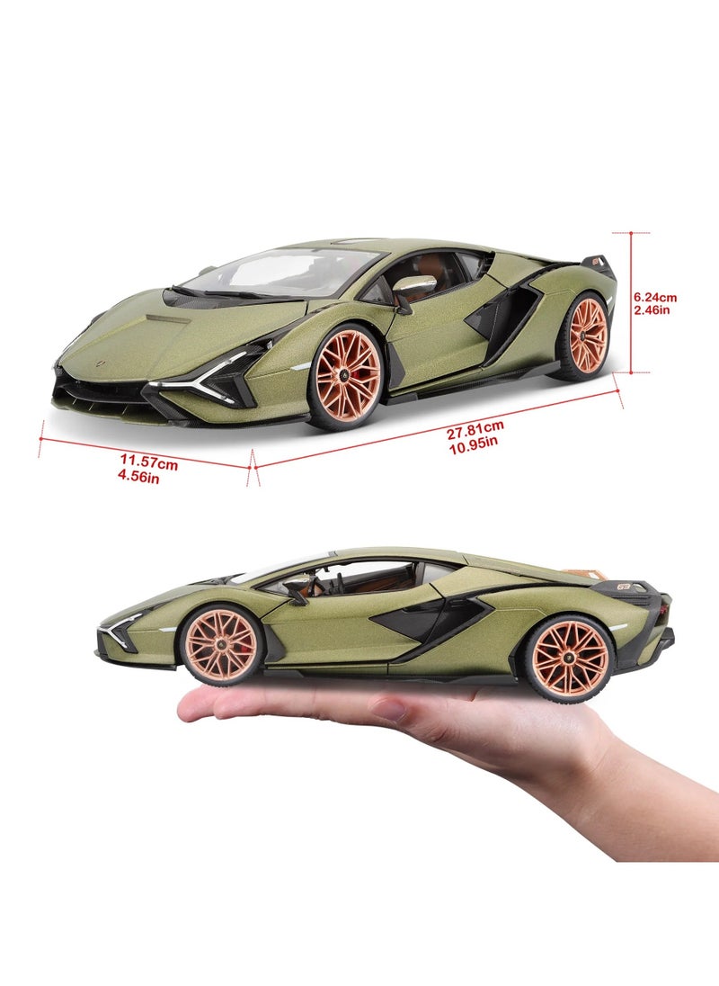 Lamborghini Sian FKP 37 - Diecast green