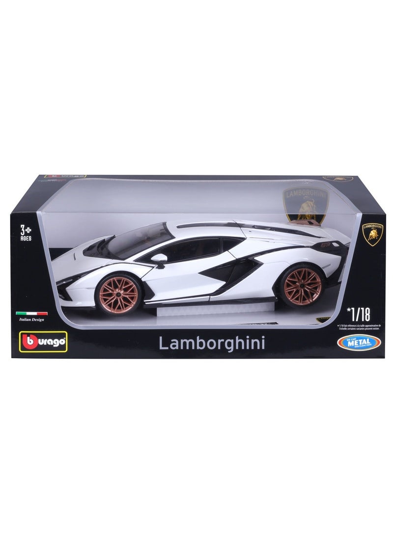 Lamborghini Sian FKP 37 - Diecast White