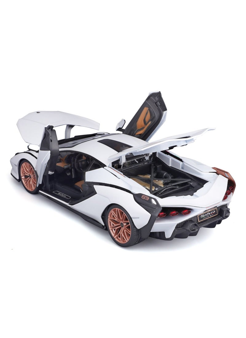 Lamborghini Sian FKP 37 - Diecast White