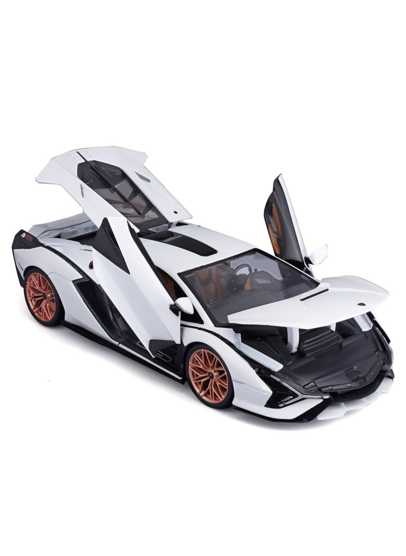 Lamborghini Sian FKP 37 - Diecast White