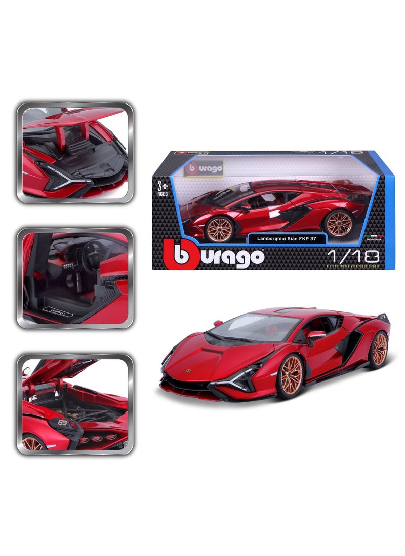 Lamborghini Sian FKP 37 - Diecast Red