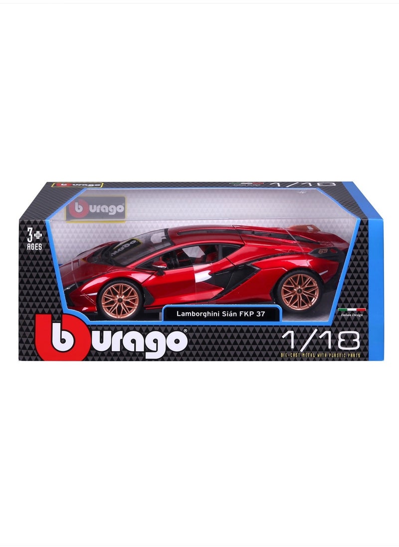 Lamborghini Sian FKP 37 - Diecast Red