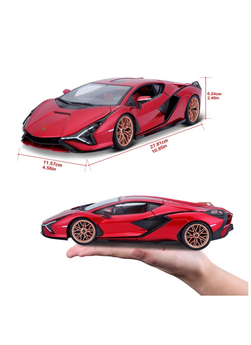 Lamborghini Sian FKP 37 - Diecast Red