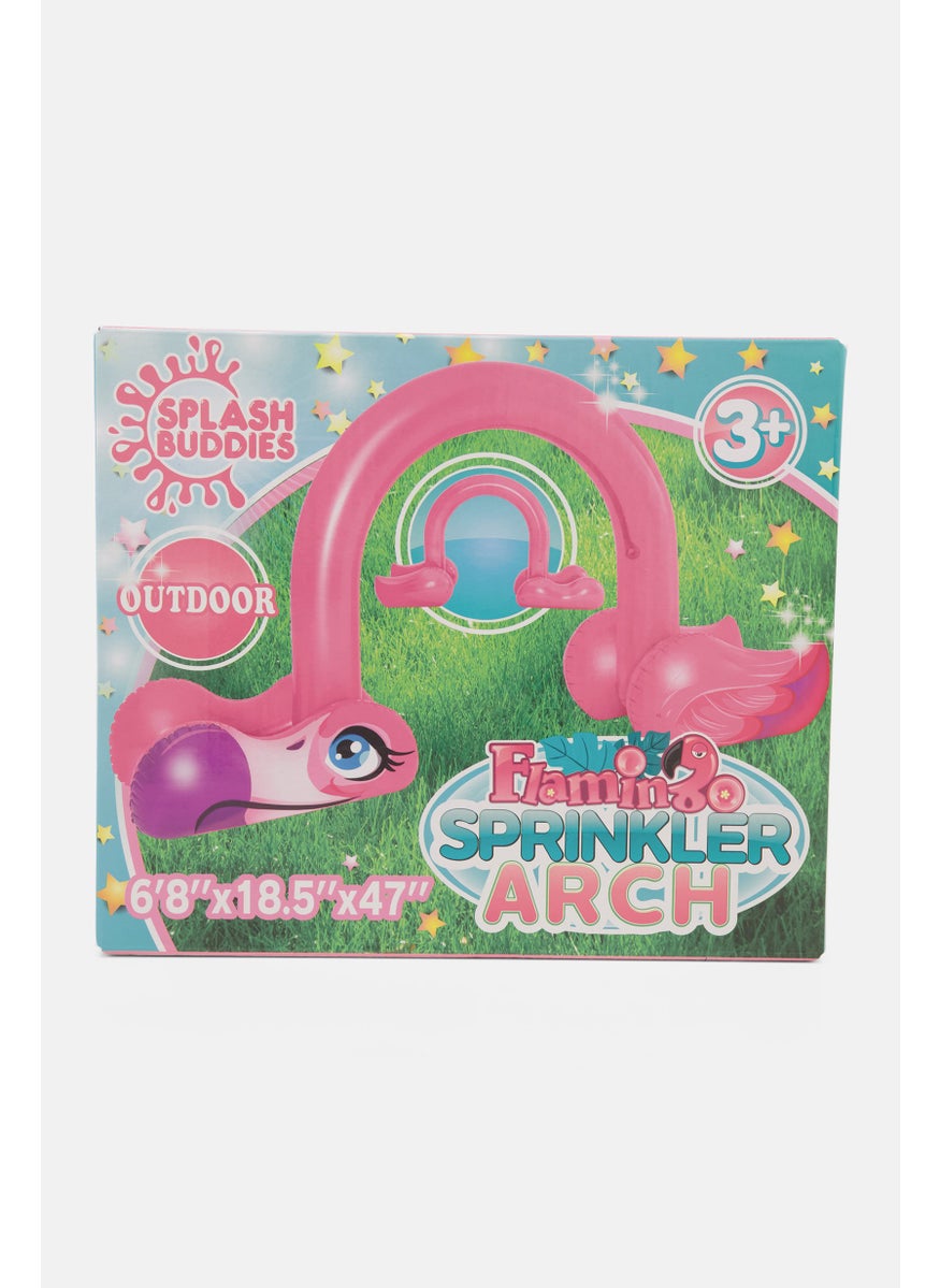 Flamingo Sprinkler Arch Kids Water Toys, Pink