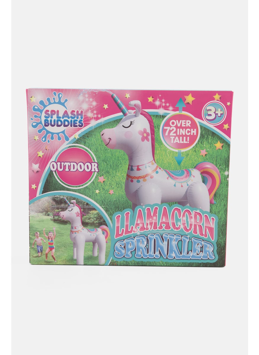 Outdoor Llamacorn Sprinkler, Pink Combo