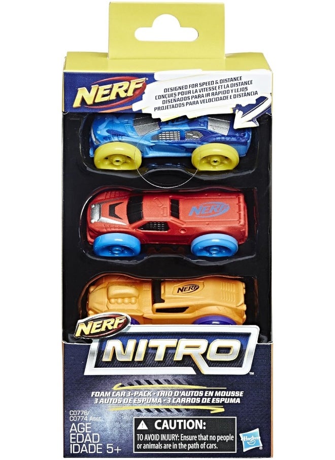 Nerf Nitro Foam Car 3-Pack (Version 2)